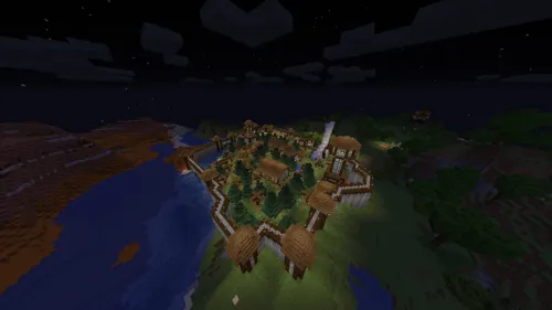 Oʻrta asrlar qishlogʻi — Minecraft xarita, rasm 1
