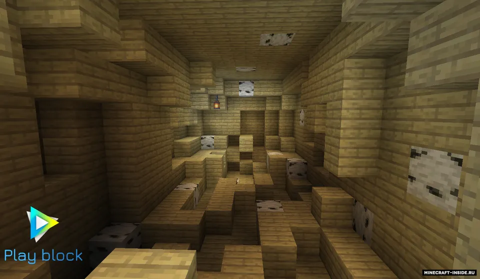 Bloklardan tugmani top — Minecraft xarita, rasm 4
