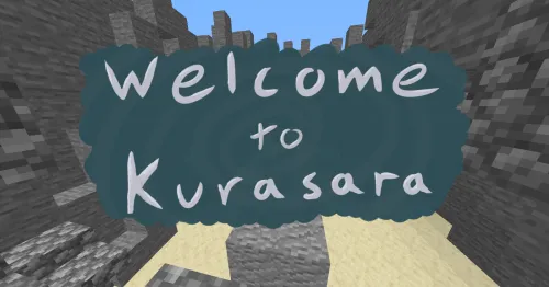 Welcome to Kurasara — Minecraft xarita, rasm 1
