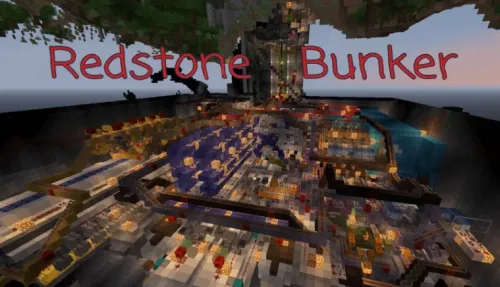 Smart Redstone Bunker — Minecraft xarita, rasm 1