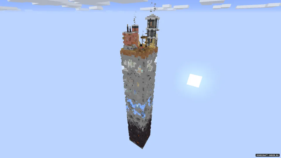 One Chunk Parkour! — Minecraft xarita, rasm 2