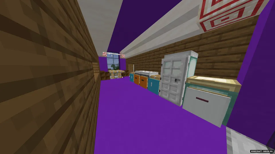 Tog'lar va o'rmon yonidagi High-Tech uy — Minecraft xarita, rasm 5
