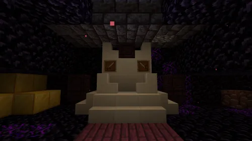Piglinlar bastionligi (tiklangan) — Minecraft xarita, rasm 1