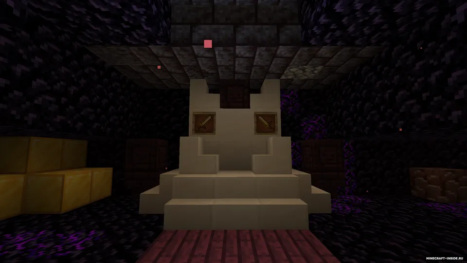 Piglinlar bastionligi (tiklangan) — Minecraft xarita, rasm 5