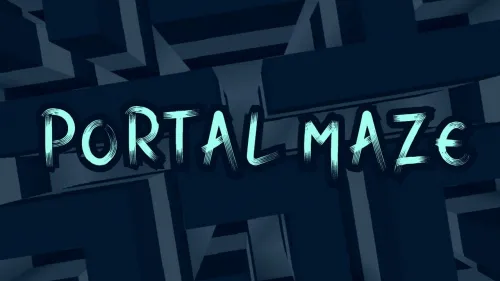 Portal Maze — Minecraft xarita, rasm 1
