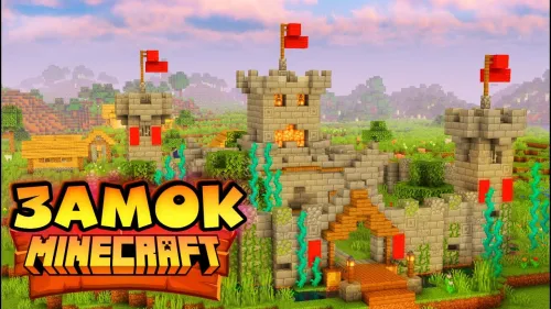 Kreeper qasri — Minecraft xarita, rasm 1