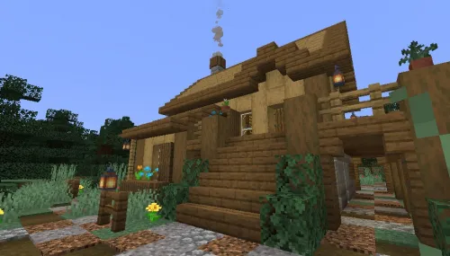Starter Survival House — Minecraft xarita, rasm 1