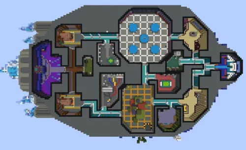 Among Us Skeld — Minecraft xarita, rasm 1