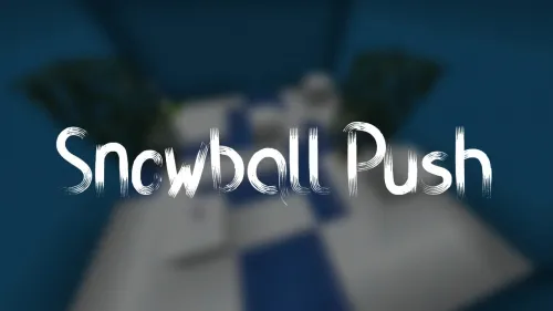 Snowball Push — Minecraft xarita, rasm 1