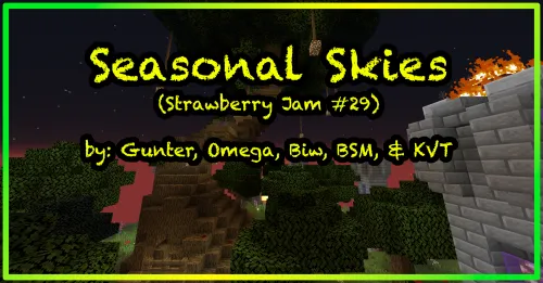 Seasonal Skies — Minecraft xarita, rasm 1
