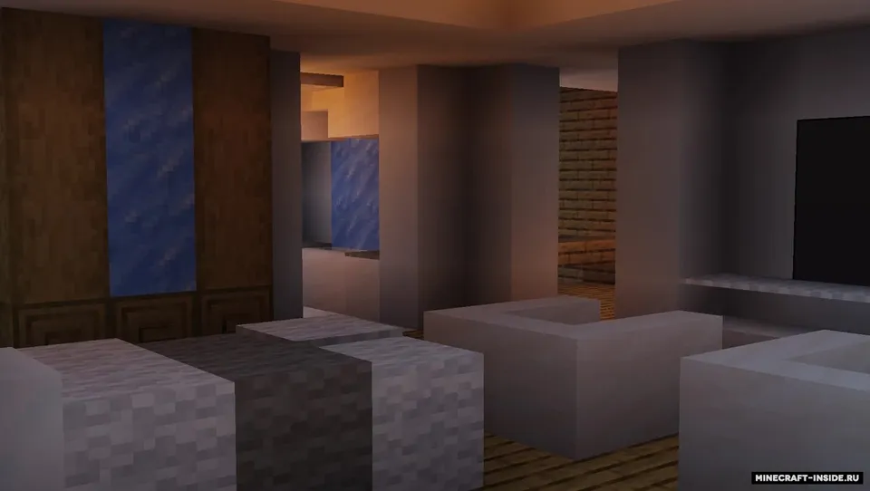 Modern House In The Mountains — Minecraft xarita, rasm 3