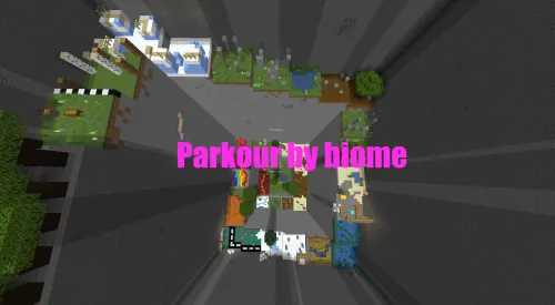 Parkour by biome — Minecraft xarita, rasm 1