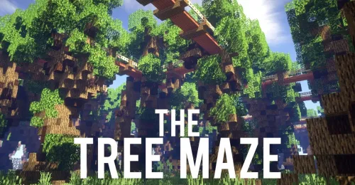 Tree Maze — Minecraft xarita, rasm 1