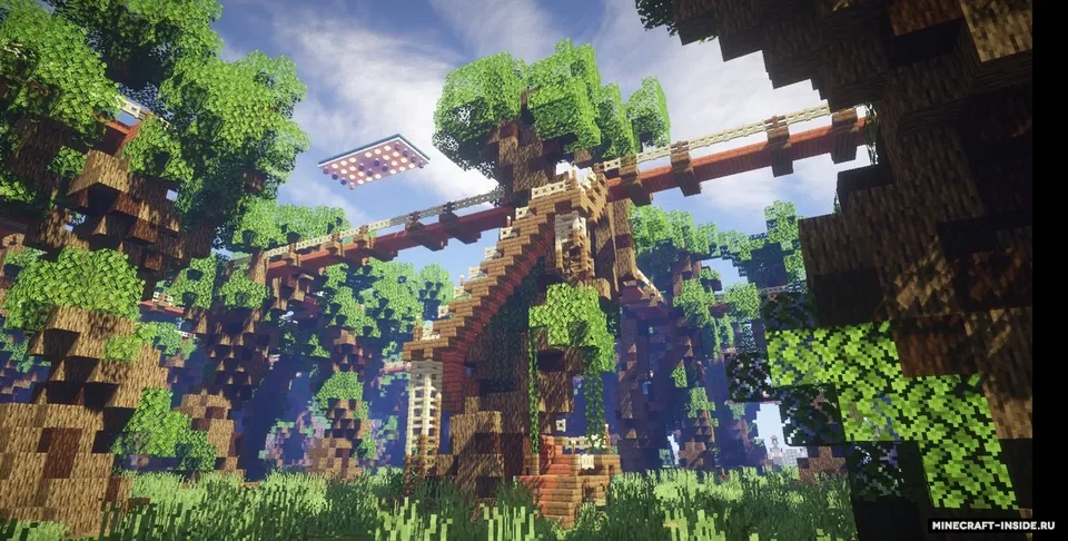 Tree Maze — Minecraft xarita, rasm 5