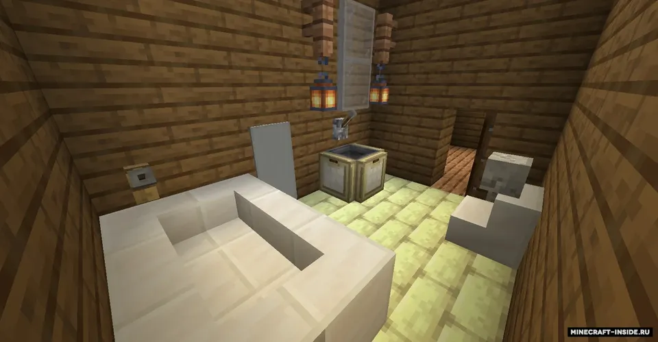 Woodland Log Home — Minecraft xarita, rasm 8