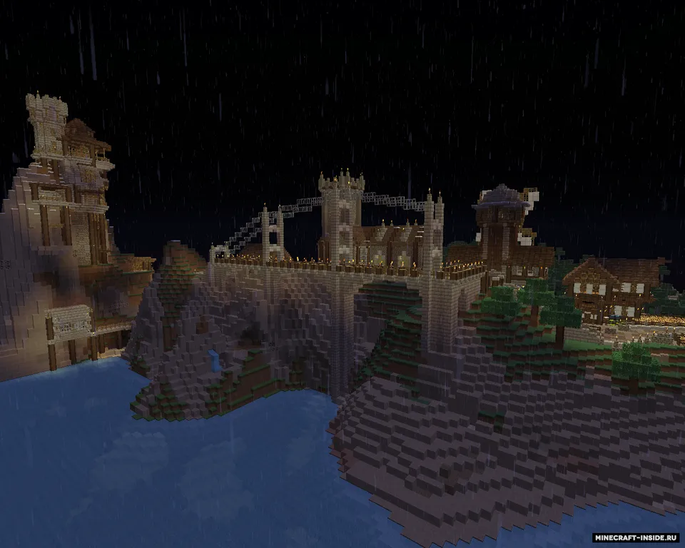 "Zvelchan" o'rta asr shahri — Minecraft xarita, rasm 2