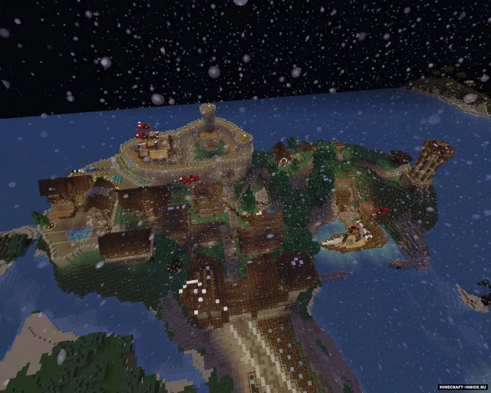 "Zvelchan" o'rta asr shahri — Minecraft xarita, rasm 4