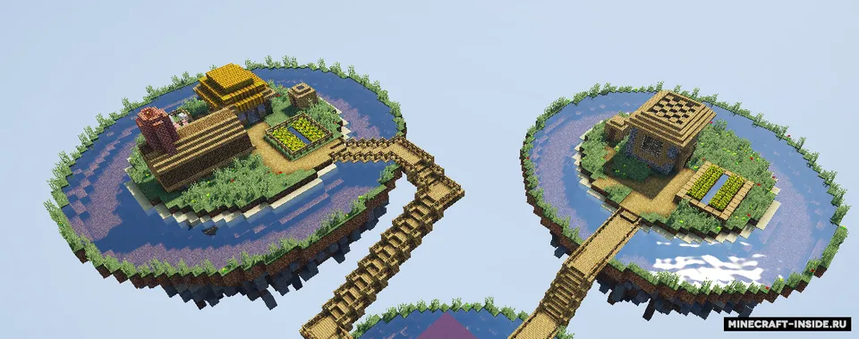 Flying Village — Minecraft xarita, rasm 2