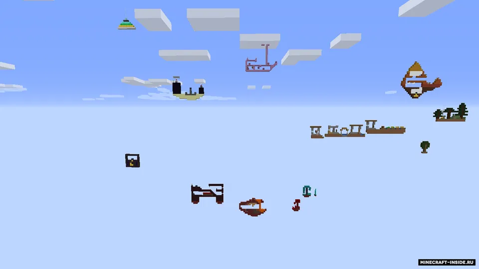 2D SkyBlock — Minecraft xarita, rasm 2