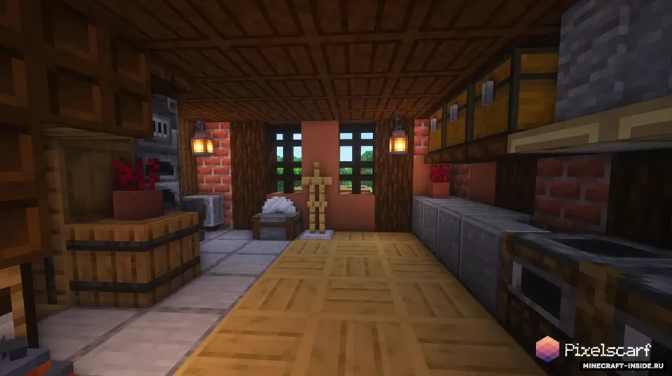 Fantasy Watermill House — Minecraft xarita, rasm 3