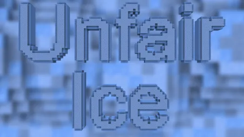 Unfair Ice — Minecraft xarita, rasm 1