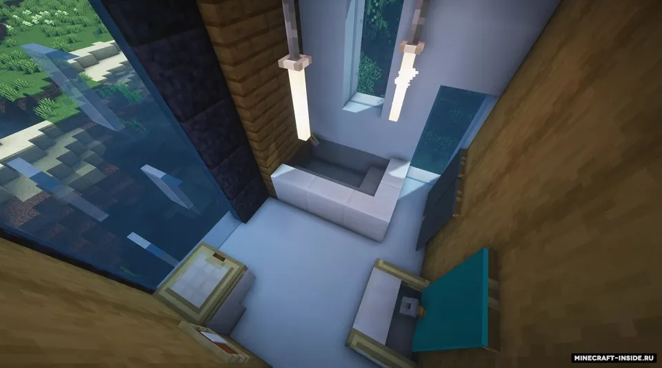 Modern Bridge House — Minecraft xarita, rasm 2