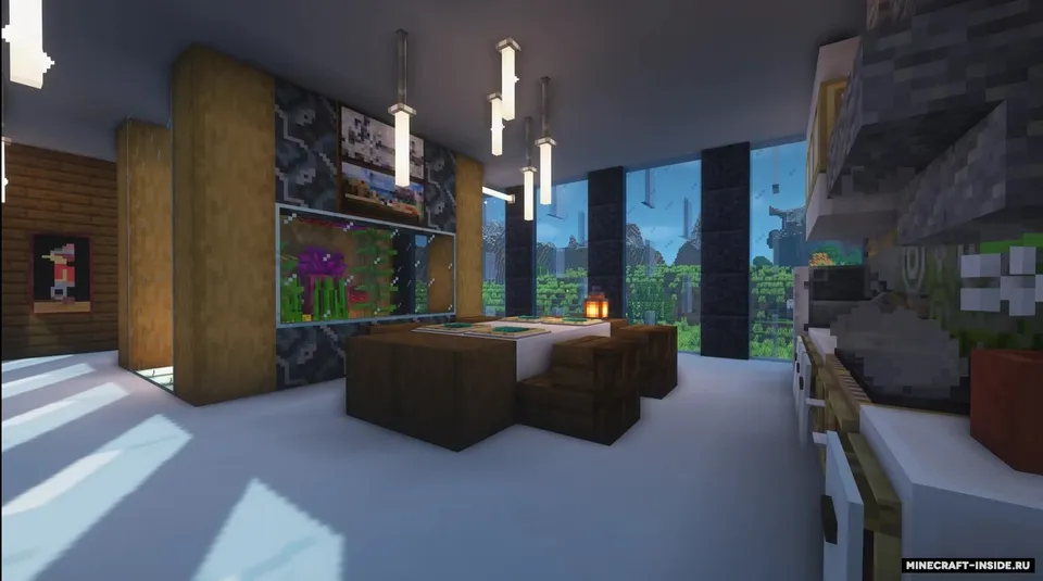 Modern Bridge House — Minecraft xarita, rasm 4
