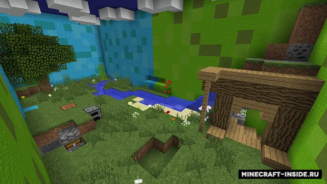 Blue and Green — Minecraft xarita, rasm 3