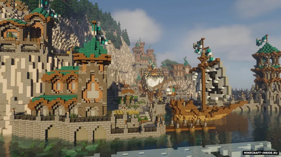 Luffingtons Harbor — Minecraft xarita, rasm 4