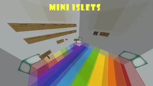 Parkour: mini islets — Minecraft xarita, rasm 1