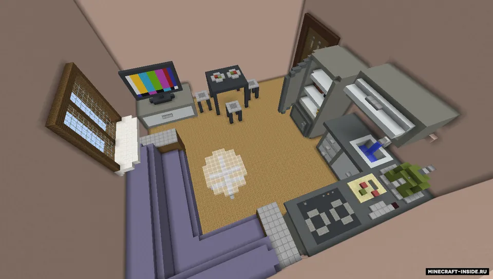 SimpleKate'dan yashirinish uchun kvartira — Minecraft xarita, rasm 2