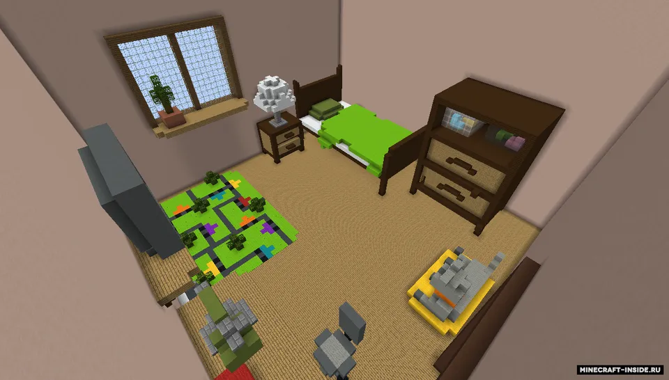 SimpleKate'dan yashirinish uchun kvartira — Minecraft xarita, rasm 4