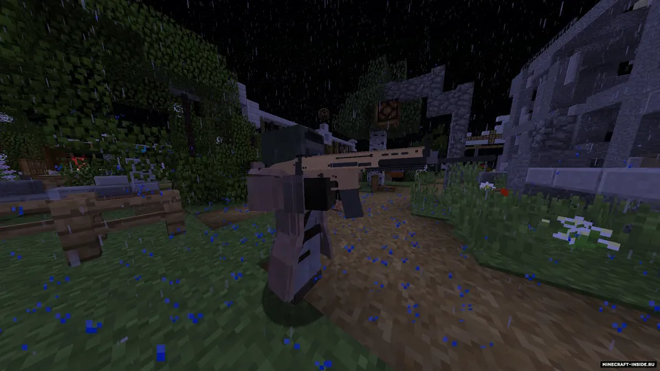 O'q otishmalar uchun vayron bo'lgan shahar — Minecraft xarita, rasm 2