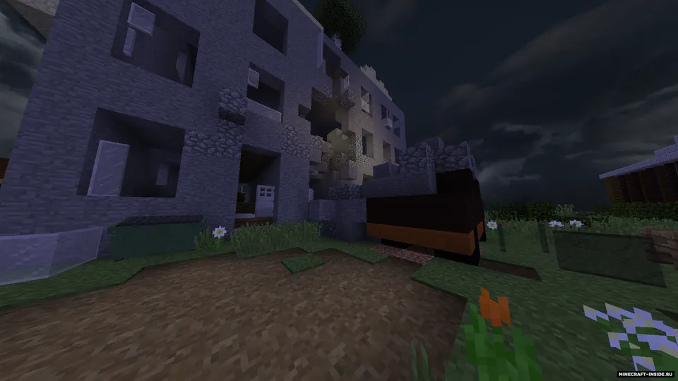 O'q otishmalar uchun vayron bo'lgan shahar — Minecraft xarita, rasm 4