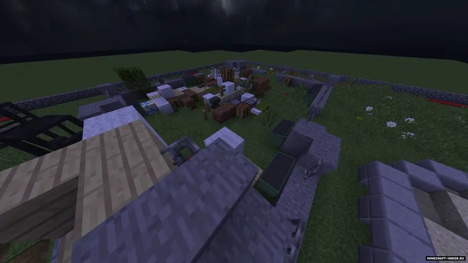O'q otishmalar uchun vayron bo'lgan shahar — Minecraft xarita, rasm 8