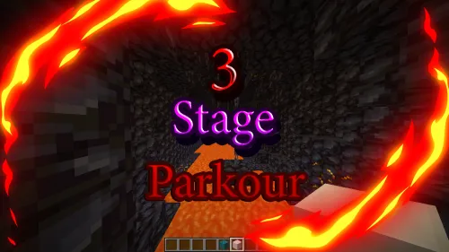 Three Stage Parkour — Minecraft xarita, rasm 1
