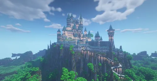 Celestial Castle — Minecraft xarita, rasm 1