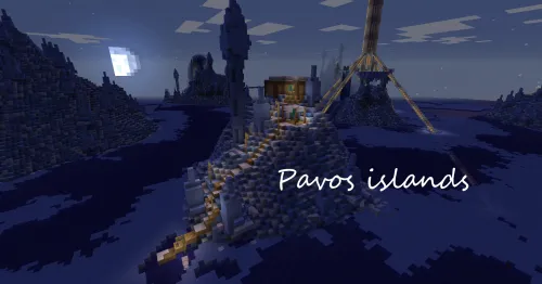 Pavos orollari — Minecraft xarita, rasm 1
