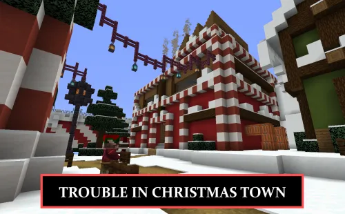 Trouble in Christmas Town — Minecraft xarita, rasm 1