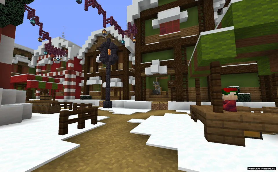 Trouble in Christmas Town — Minecraft xarita, rasm 2