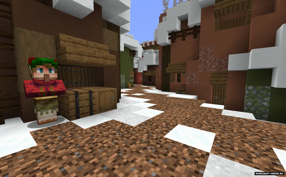 Trouble in Christmas Town — Minecraft xarita, rasm 4