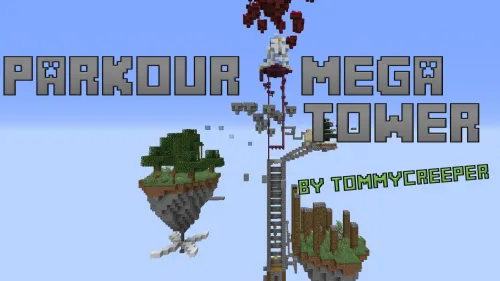Parkour Mega Tower — Minecraft xarita, rasm 1