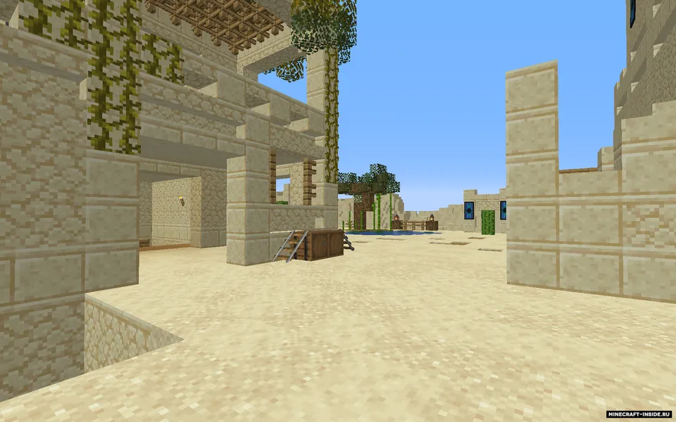 212 Sandstone - PvP xaritasi — Minecraft xarita, rasm 2