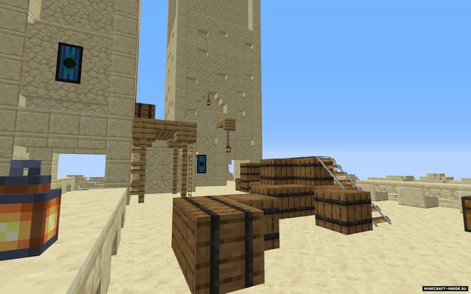 212 Sandstone - PvP xaritasi — Minecraft xarita, rasm 5