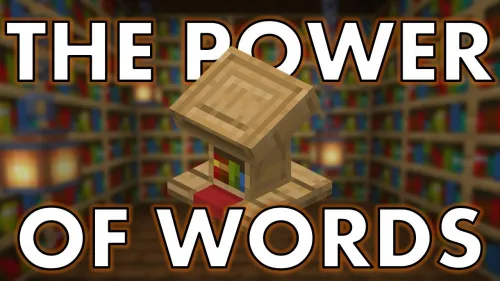 The Power of Words — Minecraft xarita, rasm 1