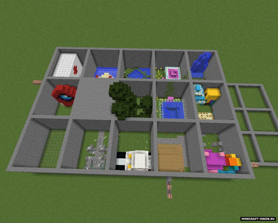EvilHikki va Marta'dan tugmani top — Minecraft xarita, rasm 2