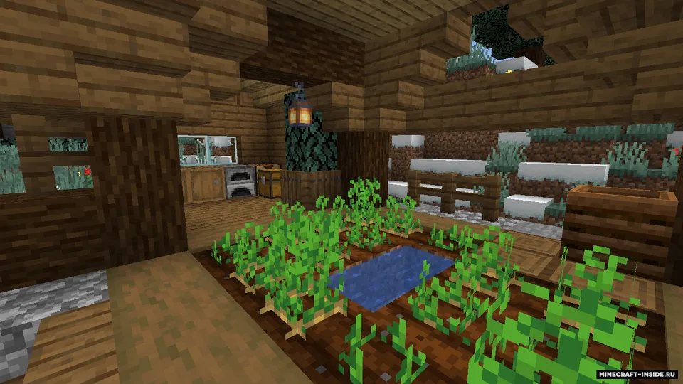 Qishki qishloq — Minecraft xarita, rasm 2