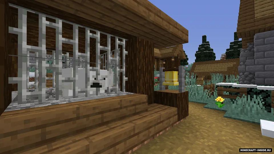 Qishki qishloq — Minecraft xarita, rasm 3