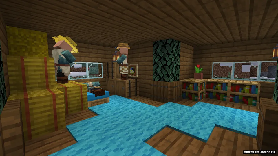 Qishki qishloq — Minecraft xarita, rasm 4