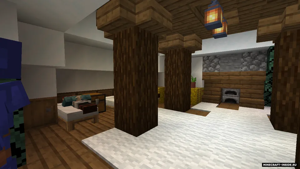 Qishki qishloq — Minecraft xarita, rasm 5